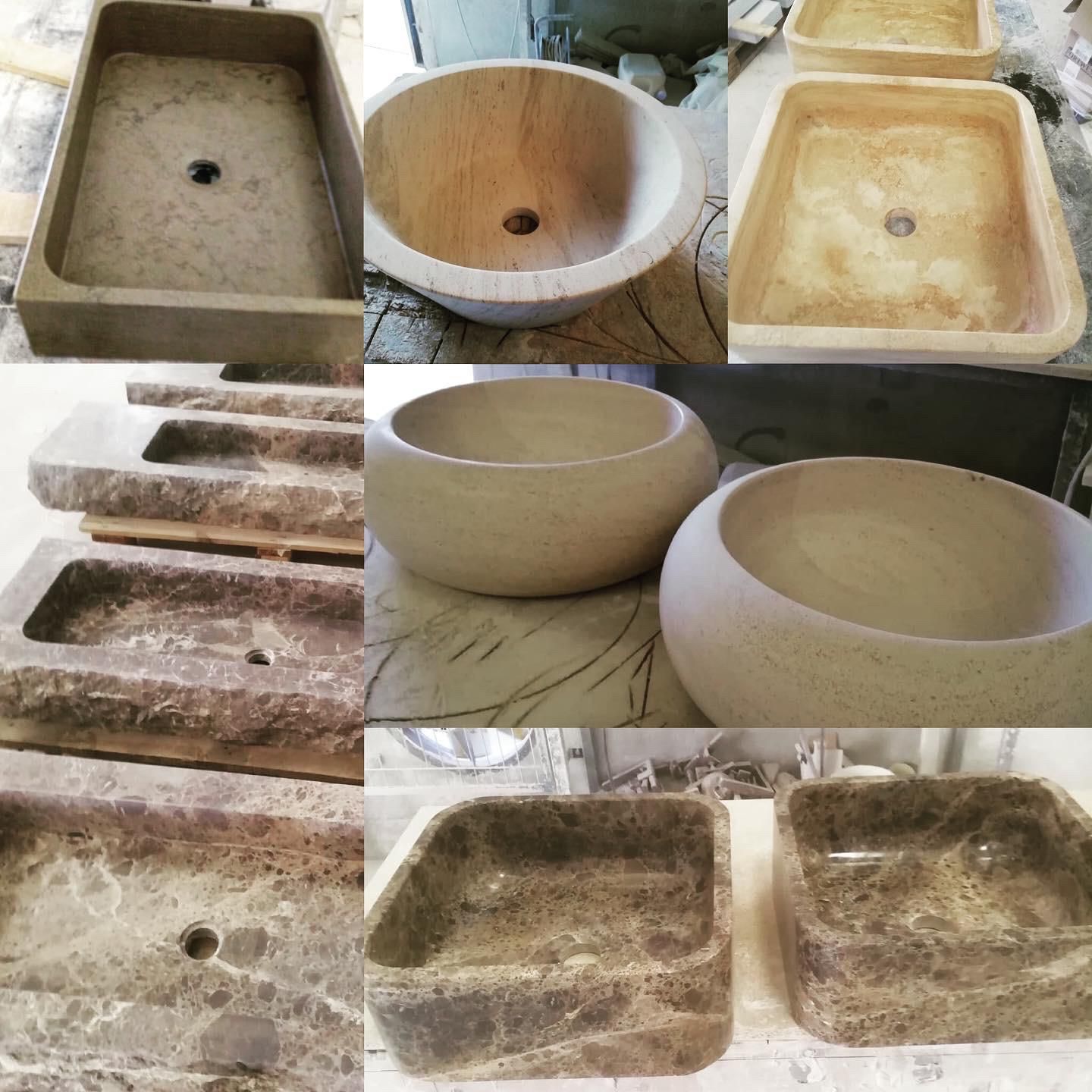 Lavabos Piedra Natural -  Trabajos Realizados